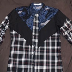 PRE-OWNED GIVENCHY PARIS MENS SHIRT SIZE 38